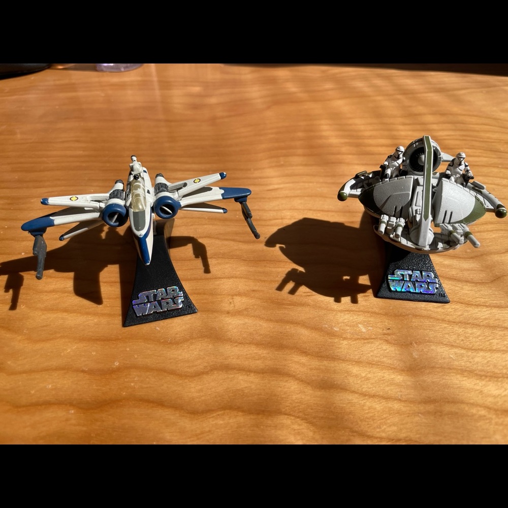 DieCast Star Wars Fighter Spaceship’s